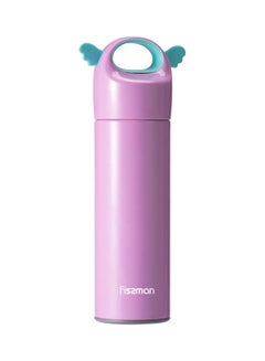 Buy Stainless Steel Double Wall Vacuum Thermos Bottle Purple 6.5x24x6.5cm in UAE