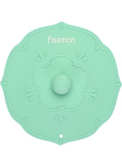 Buy Flower Design Cup Lid Sea Green 11cm in UAE