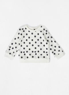 Buy Baby/Kids Printed Sweatshirt White in UAE