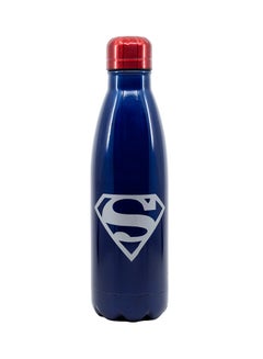 اشتري Superman Symbol Stainless Steel Bottle Blue في الامارات