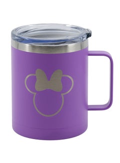 Buy Vaccum Insulated Stainless Steel Minnie Mouse Mug Purple in UAE