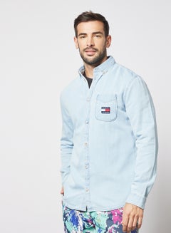 Buy Denim Shirt Light Blue in UAE