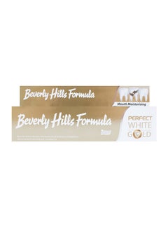 Buy Perfect White Refreshing Double Mint Flavour Toothpaste 125ml in UAE