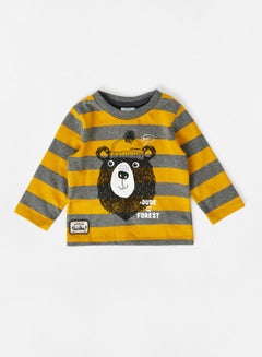 Buy Baby Graphic T-Shirt Yellow in UAE