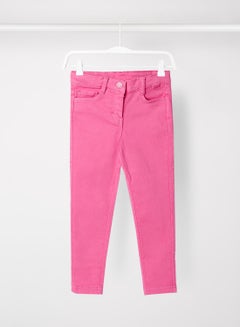 Buy Girls Classic Jeans Pink in Saudi Arabia