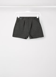 Buy Kids/Teen Striped Shorts Grey in UAE