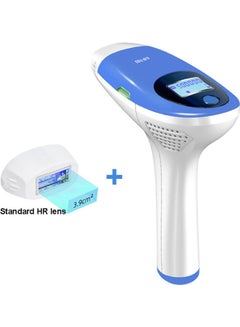 Buy Painless Permanent Home Laser IPL Hair Removal Device With HR Hair Removal lamp Blue in UAE