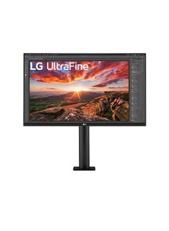 Buy 27-Inch UltraFine UHD IPS USB-C HDR Monitor with Ergo Stand Black in UAE