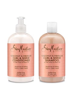 Buy 2-Piece Coconut And Hibiscus Curl Shampoo And Conditioner Set in Saudi Arabia