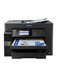 Buy EcoTank L15160 A3+ 4-in-1 Print, Scan, Copy, Fax Wireless Inktank Business Printer Black in UAE