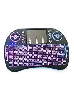 اشتري mini i8 Wireless Keyboard with Touchpad for PC Pad Google Andriod TV Box Balck في مصر