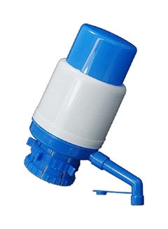 اشتري موزع مياه الشرب بمضخة يعمل بالضغط اليدوي GH4085 أزرق-أبيض في الامارات