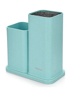 Buy Knife Stand And Utensils Organizer Mint Green 10x10x23cm/ Mint Green 10x10x17cm in UAE