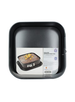 Buy Square Springform Pan Black 24x8x24cm in UAE