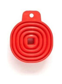 Buy Sky Kitchen Red Color Funnel Collapsible Set Of 1 Foldable Funnel For Liquid Transfer Red in Egypt