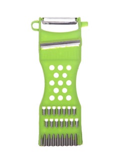 Buy Pickle Slicer 3 In 1 With Stainless Steel Blades Green in Egypt
