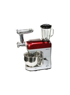 Buy Stand Mixer With Blender And Meat Grinder 6.0 L 800.0 W DOSFP0020182 Red/White in UAE