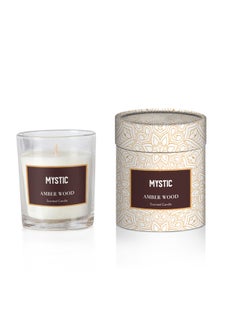 Buy Scented Glass Candle White 220grams in UAE