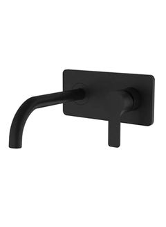 Buy Wall Mounted Basin Mixer Black 38x22cm in Saudi Arabia