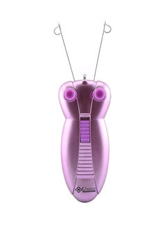 Buy Face Hair Epilator With LED Light Purple 250grams in Saudi Arabia