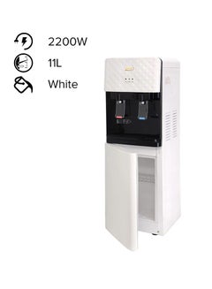 Buy Top Load Freestanding Water dispenser 2 Taps hot and cold with cabinet SP-28 White in Egypt