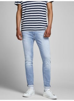 Buy Casual Skinny Fit Jeans Blue in UAE