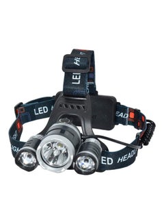 Buy Rechargeable High Power Led Head Lamp for Camping Fishing 12 x 11 x 9.5cm in Saudi Arabia