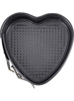 Buy Heart Shape Spring Form Black 12cm in UAE