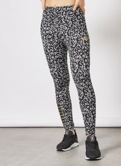 Buy WINTERIZED All-Over Print Tights Black in UAE