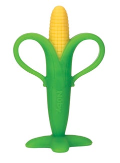 Buy Silicone Soothing Baby Corn Teether in UAE