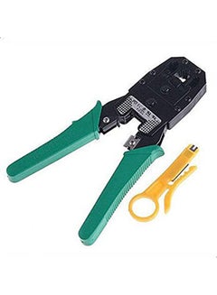 Buy Rj45 Rj11 Rj12 Wire Cable Crimper Pliers And Wire Cutter Crimp Pc Network Tool Green in Egypt