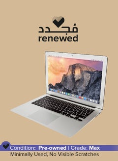 Buy Renewed - Macbook Air MPXQ2LL/A (2015) Laptop With 13-Inch Display, Core i5 Processor/5th Gen/8GB RAM/256GB SSD/1536MB Intel HD Graphics 6000 English Silver in UAE
