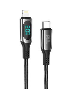Buy Extreme Pd Charging Data Cable For Lightning Black in UAE