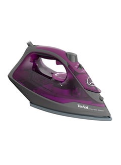 Buy Express Steam Iron, 2600W for Fast Heat-Up and Efficient Ironing, True Ceramic Soleplate for Fast Glide, 210 g/minute Steam Boost, Easy-Refilling Water Tank, Anti-Drip Protection 270 ml 2600 W FV2843M0 Purple/Grey in UAE