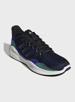 Buy Men's Fluidflow 2.0 Running Shoes Navy Blue/Green in Saudi Arabia