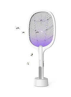 Buy Eleadsouq Electric Mosquito Fly Swatter Silver ‎54.4 x 22.8 x 4.6cm in Egypt