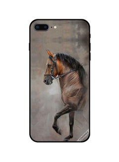 Buy Protective Back Cover For Apple iPhone 8 Plus Horse Multicolour in UAE