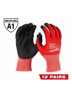 Buy 12-Piece Cut Level 1 Gloves-L/9 Multicolour 25 x 9 x 27cm in UAE