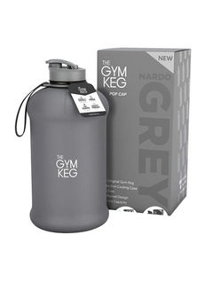 THE GYM KEG Sports Water Bottle (2.2 L) Insulated | Half Gallon | Carry  Handle | Big Water