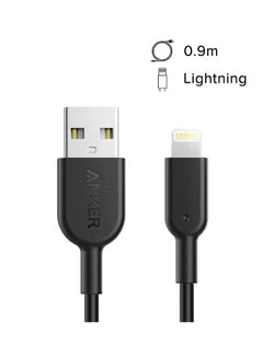 Buy Anker Powerline II Lightning Cable (3ft), Probably The World's Most Durable Cable, MFi Certified for iPhone 11/11 Pro/11 Pro Max/Xs/XS Max/XR/X/8/8 Plus/7/7 Plus/6/6 Plus Black in UAE