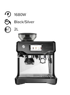 اشتري ماكينة أوتوماتيكية لصنع إسبرسو باريستا تاتش 2.0 L 1680.0 W BES880BST أسود إستانلس ستيل في الامارات