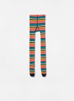 Buy Kids/Teen Striped Tights Orange in Saudi Arabia