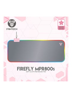 اشتري لوحة ماوس ألعاب فاير فلاي إصدار ساكورا بإضاءة متعددة الألوان RGB طراز MPR800S في الامارات