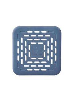 Buy Sink Sewer Anti-Clogging Filter Blue 13x13x0.5cm in UAE