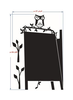 Buy Notes Board Wall Decals Wall Stickers Black 20cm in Egypt