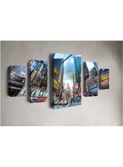 Buy Usa City Lights Painting Set - Mixed Media Multicolour in Egypt