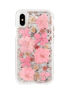 Buy Karat Petals Case Cover For Apple iPhone XS/X Pink in UAE