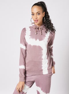 Buy Tie-Dye Hoodie Purple in Saudi Arabia