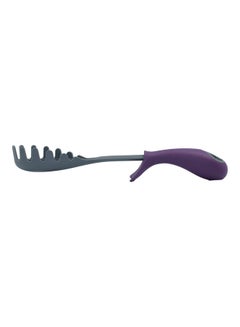 اشتري Pasta Serving Spoon With Handle Purple/Grey 30x4x6سم في السعودية