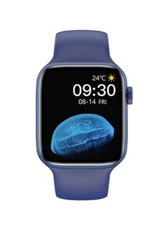 اشتري ساعة ذكية مع قرص من الألومنيوم بشاشة كاملة سيريس 6 مقاس 1.75 بوصة HW22 أزرق 180.0 mAh في السعودية